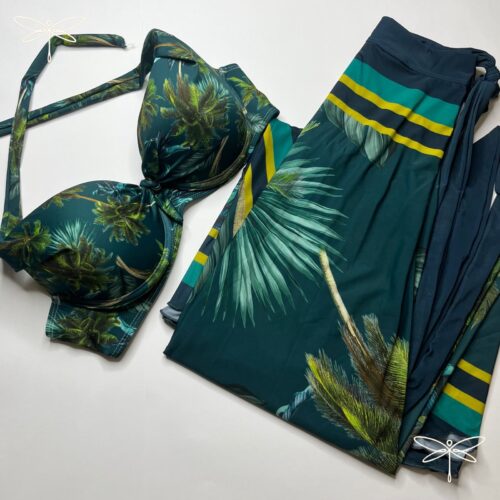 Conjunto saia páreo e bojo sustentação